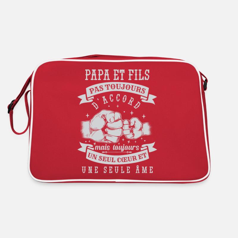 Papa Et Fils Sac Retro
