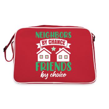 Voisins par hasard - Sac Retro - rouge/blanc - Dos