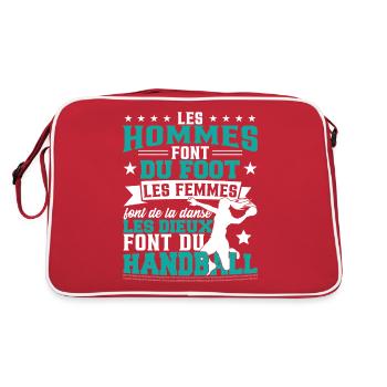 Les Dieux Font Du Handball - Sac Retro - rouge/blanc - Dos