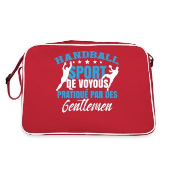 Handball Sport Entraîneur - Sac Retro - rouge/blanc - Dos
