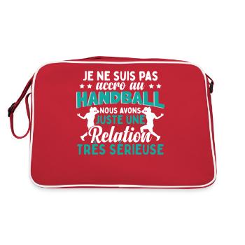 Handball Femmes Dicton - Sac Retro - rouge/blanc - Dos