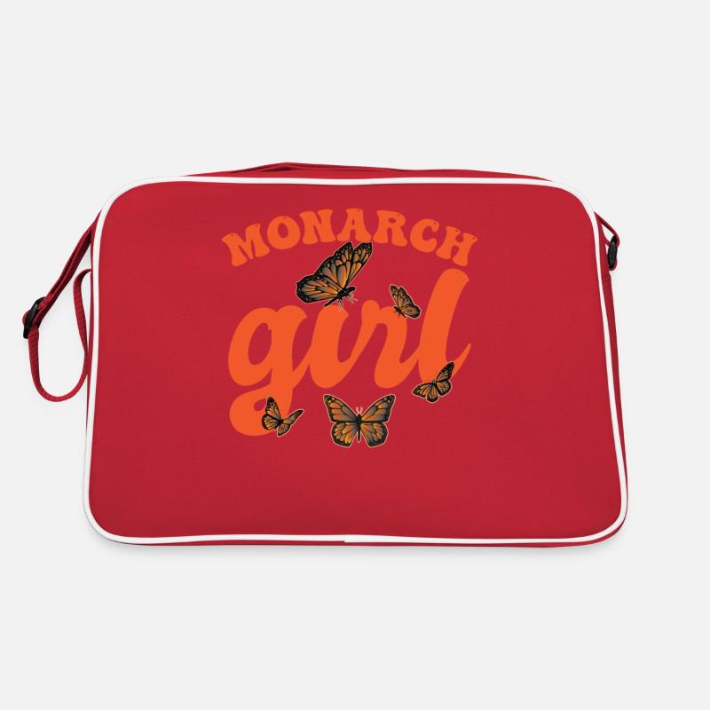 Monarch Mädchen Retro Tasche