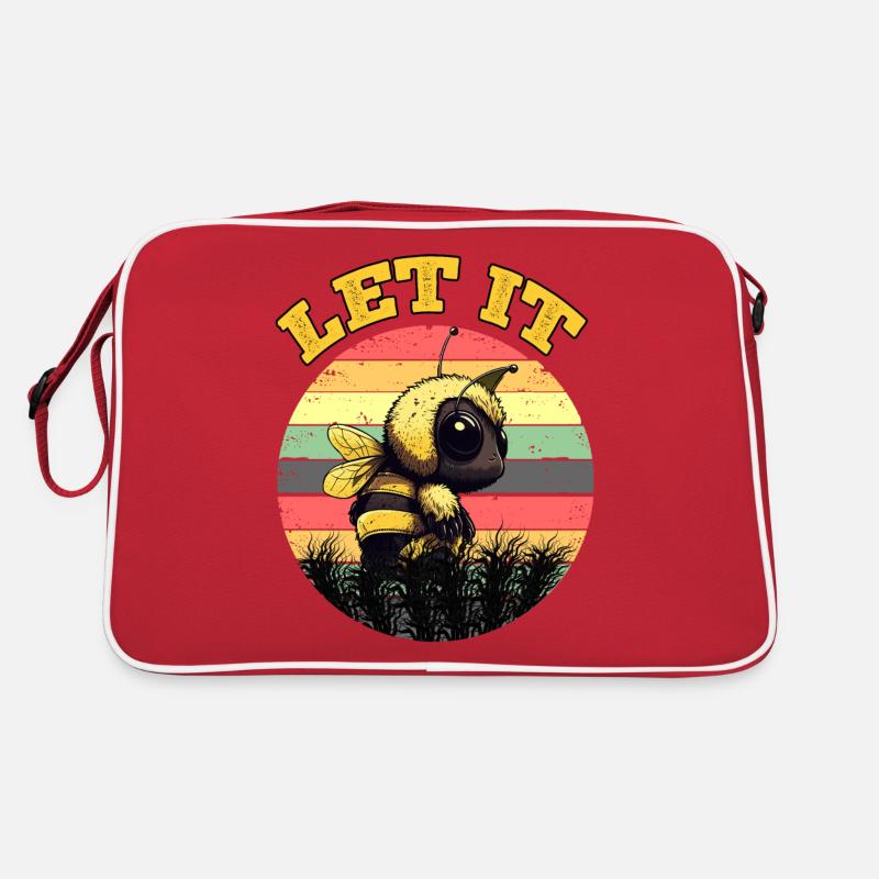Let it bee beekeeper honey bees sweet Retro Bag