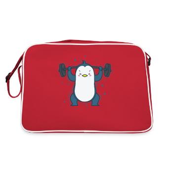 Pingouin à Weightlifting Fitness Antarctica - Sac Retro - rouge/blanc - Dos