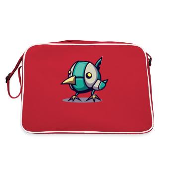 Robot Chick Bird - Sac Retro - rouge/blanc - Dos
