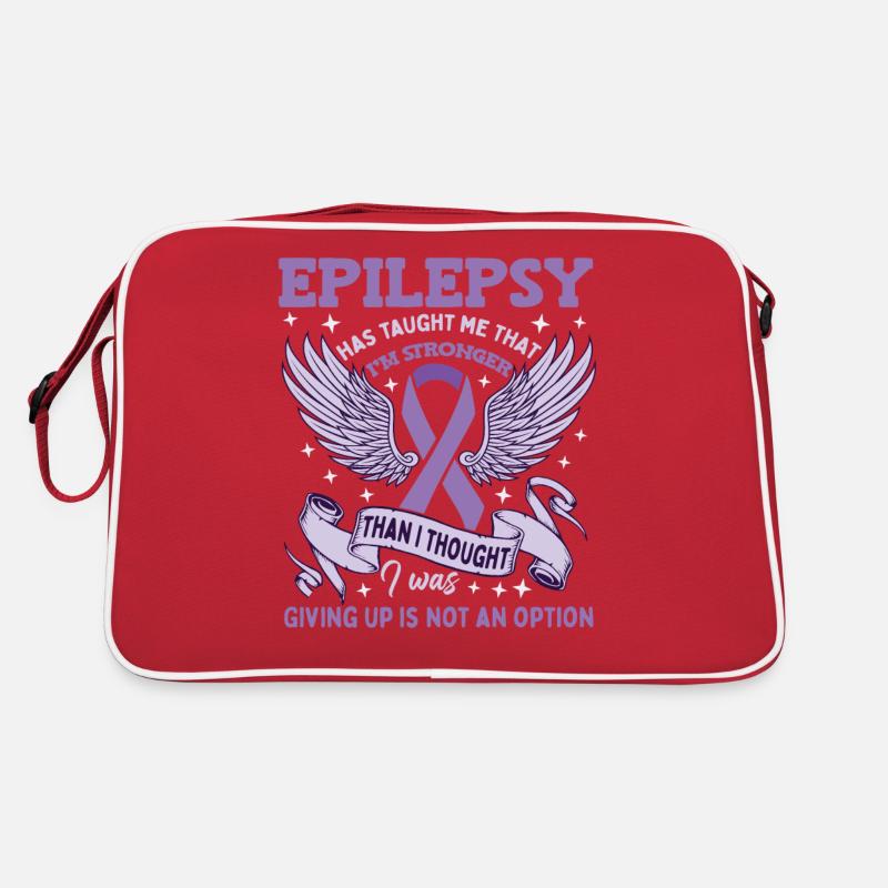 Epilepsie-Krieger Retro Tasche