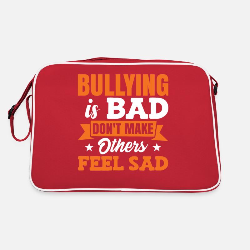 Anti-Mobbing-Einheitstag Mobbing-Bewusstsein Retro Tasche