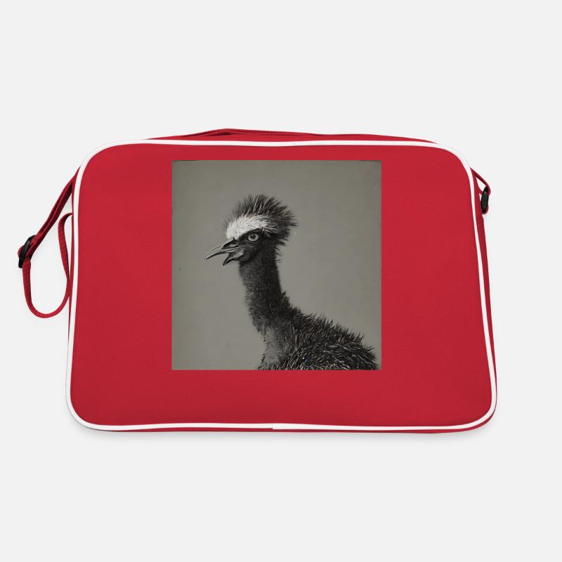 Portrait d’émeu dans le style du 19ème siècle Sac Retro
