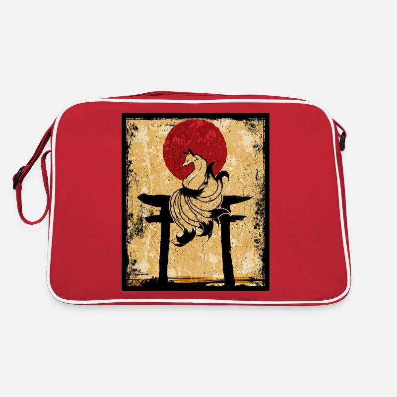 Nine-Tailed Fox Japanese Retro Art Retro Bag
