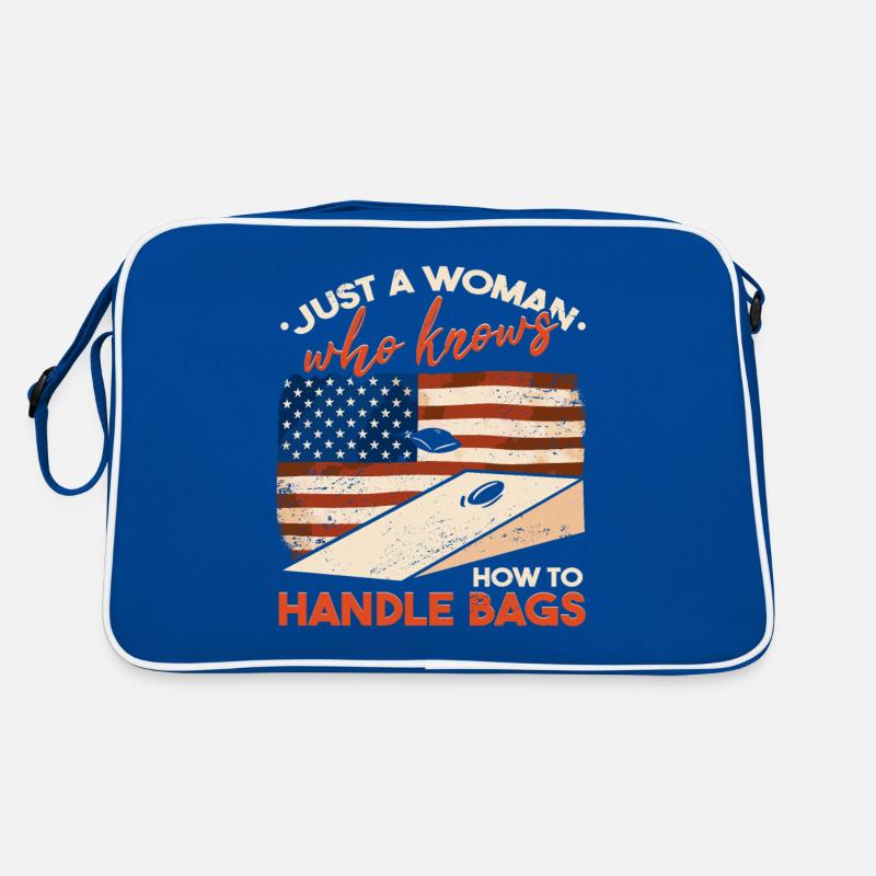 American Flag Hinterhof Spiel Cornhole Retro Tasche