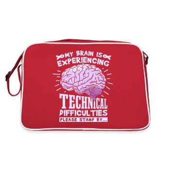 Epilepsy Awareness Warrior - Retro Bag - red/white - Back