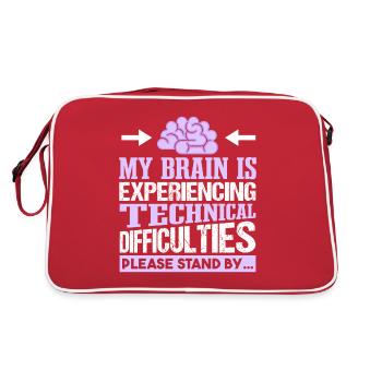 Quote Epilepsy Awareness Fighters - Retro Bag - red/white - Back
