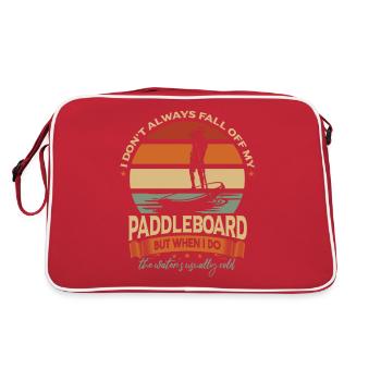 Standup Paddleboard - Sac Retro - rouge/blanc - Dos