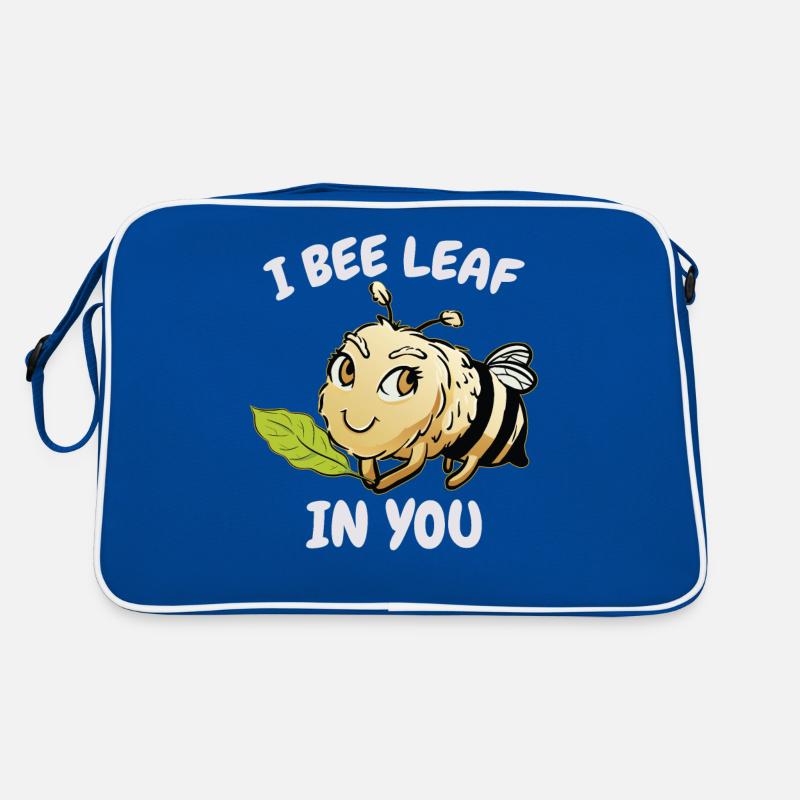 Ich bienenblatt in dir Retro Tasche