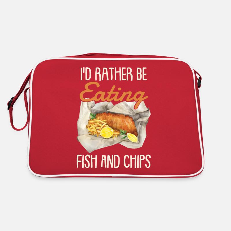 Je préfère manger du fish and chips Sac Retro