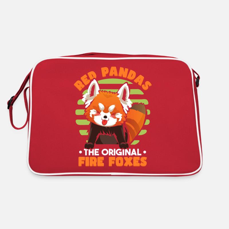 Cute Red Panda Retro Bag