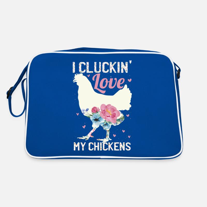 J’aime mes poules Sac Retro