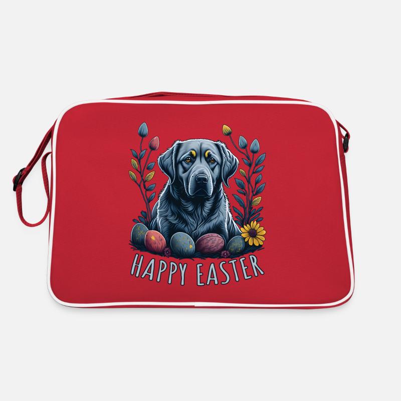 Beau chien Beagle Pâques Printemps Beagle Sac Retro