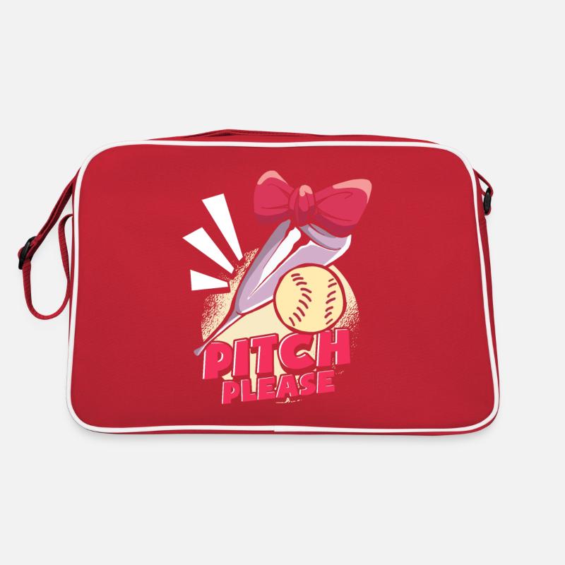 Softball drôle Sac Retro