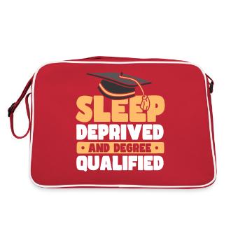 Degree Qualified Graduation Class Of 2023 - Retro Bag - red/white - Back