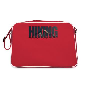 Fun hiking, adventure, - Retro Bag - red/white - Back