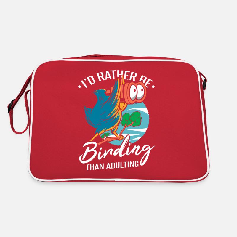 Je préfère observer les oiseaux Sac Retro