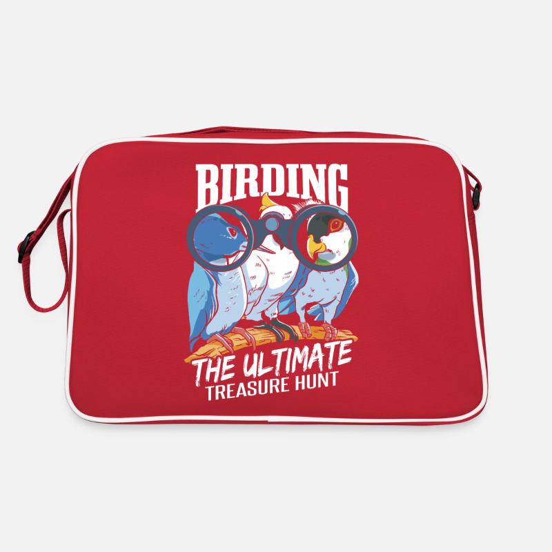 Funny Birding Bird Watching Birder Retro Bag