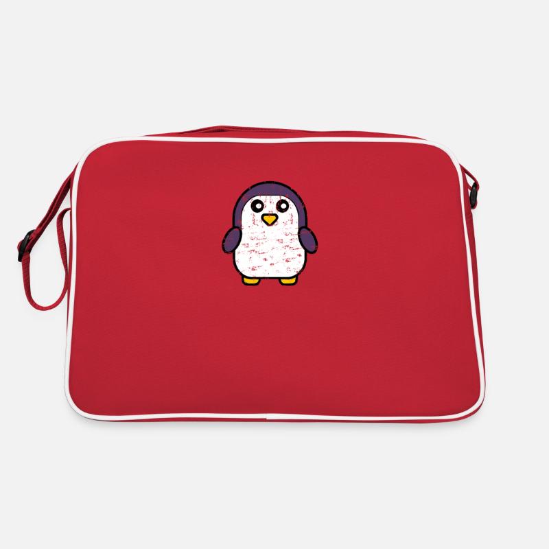 mignon pingouin kawaii - design d’animal mignon pour K Sac Retro