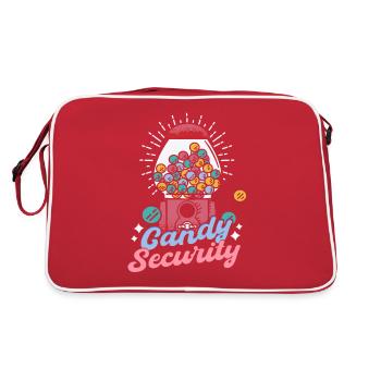 Bonbons de sécurité des bonbons - Sac Retro - rouge/blanc - Dos