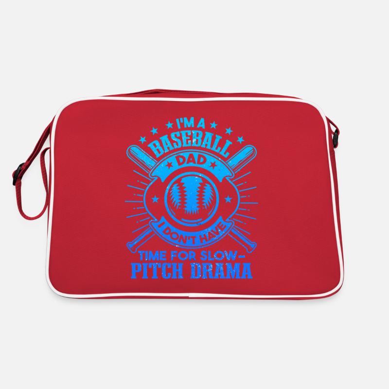 Fathers Day Baseball Dad Retro Bag
