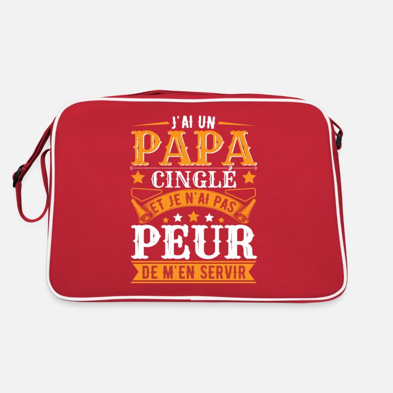 J'Ai Un Papa Cinglé Sac Retro