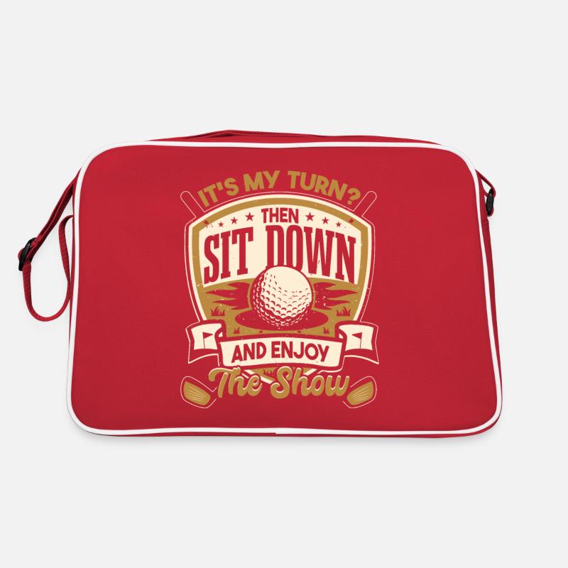 Drôle de cadeau de golf papa de golf Sac Retro