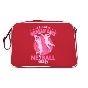 Cadeau Netball - Sac Retro - rouge/blanc - Dos