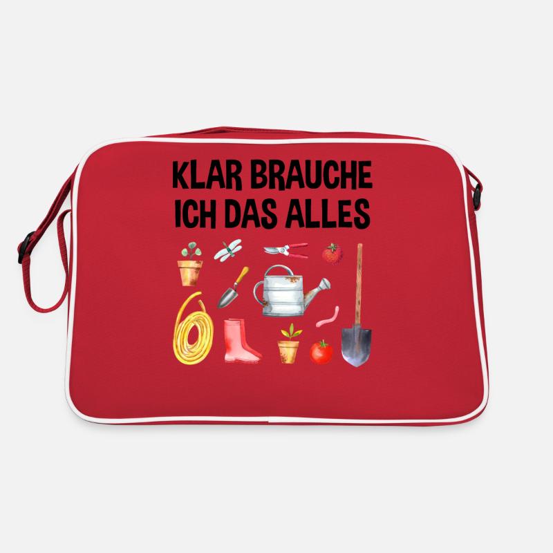 Garten Lustiger Spruch Hobby Gärtner Geschenkidee Retro Tasche