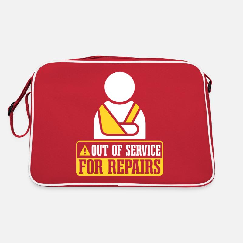 Hors service pour réparations Sac Retro