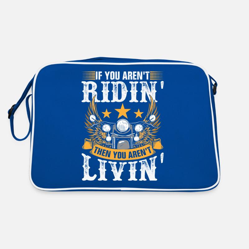 Citation du motard moto Sac Retro