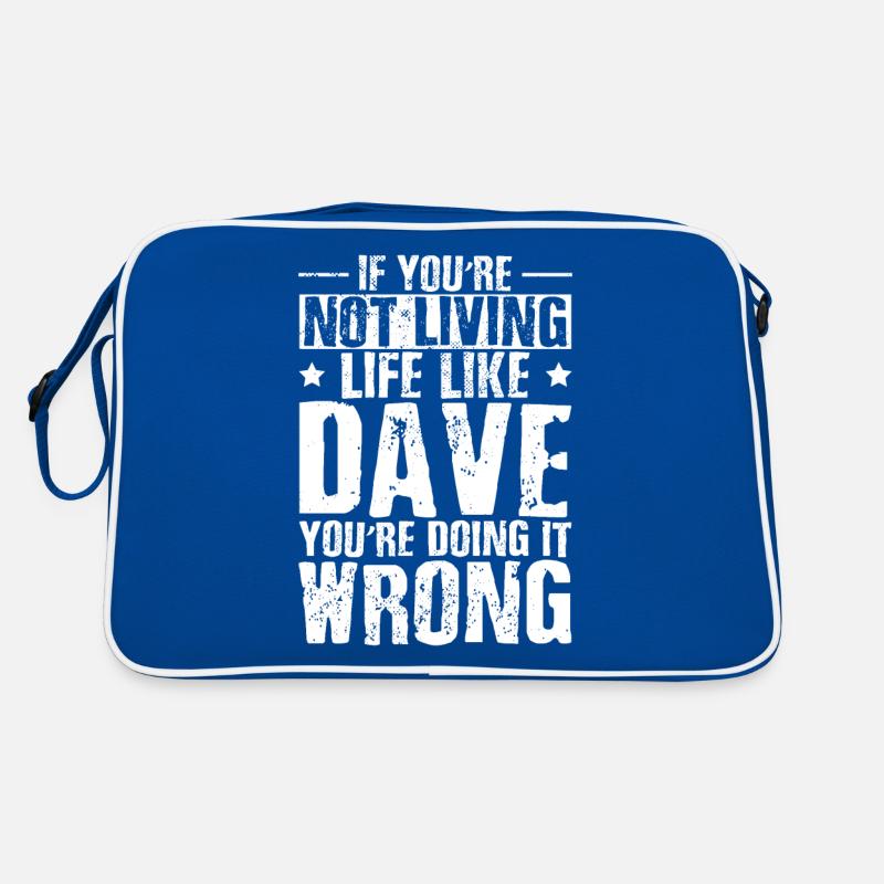 Lustiger Dave Retro Tasche