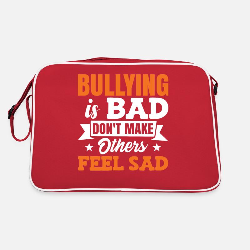 Tag der Einheit: Keine Mobbing-Mobbing-Prävention Retro Tasche