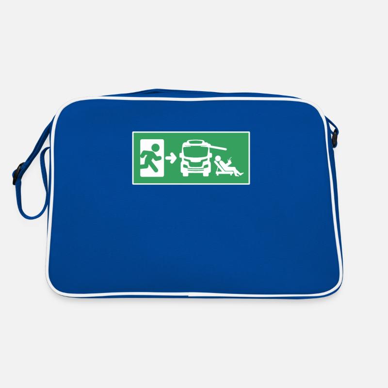 Camping camper caravan funny camping Retro Bag