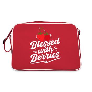 Fraises Drôle de Berry Lover Fruit - Sac Retro - rouge/blanc - Dos