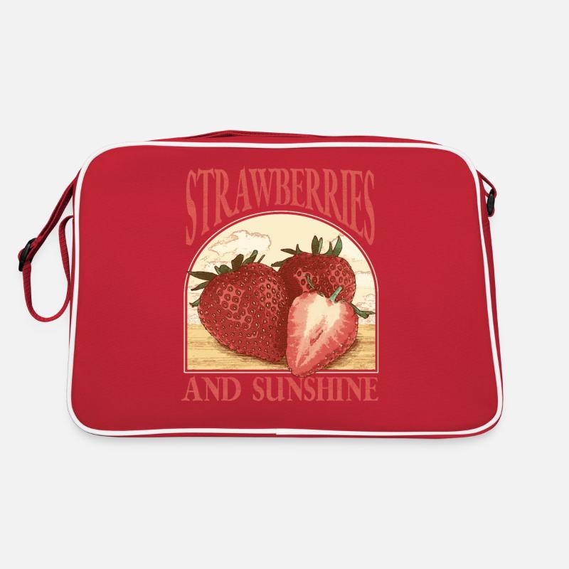 Fraise millésimée Sac Retro