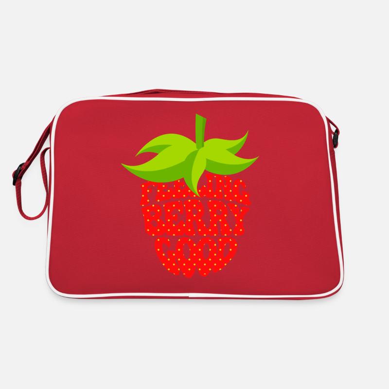 Fraise mignonne Sac Retro