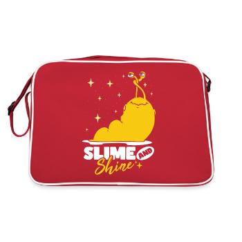Limace de banane visqueuse et brillante - Sac Retro - rouge/blanc - Dos