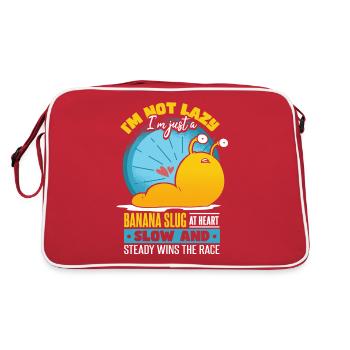Limace de banane dans l’âme - Sac Retro - rouge/blanc - Dos