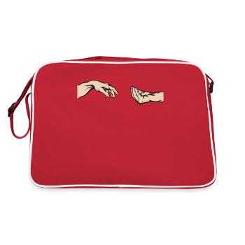 Geste de la main italien Création d'Adam Parody - Sac Retro - rouge/blanc - Dos