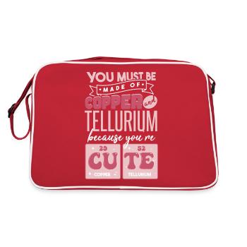 Citation de chimie mignonne - Sac Retro - rouge/blanc - Dos