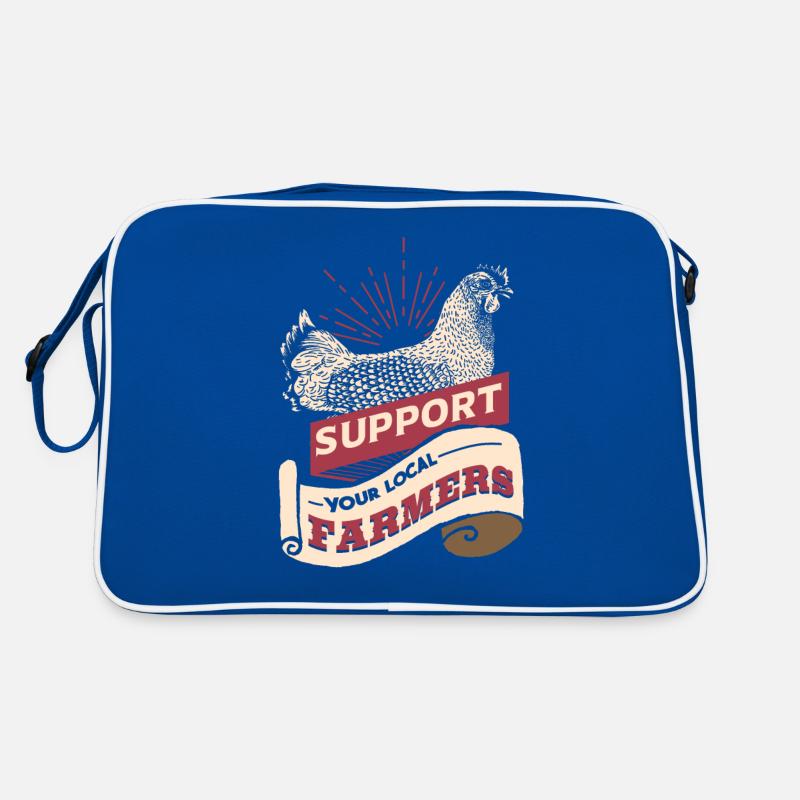 Support Your Local Farmers | Chicken Retro Bag