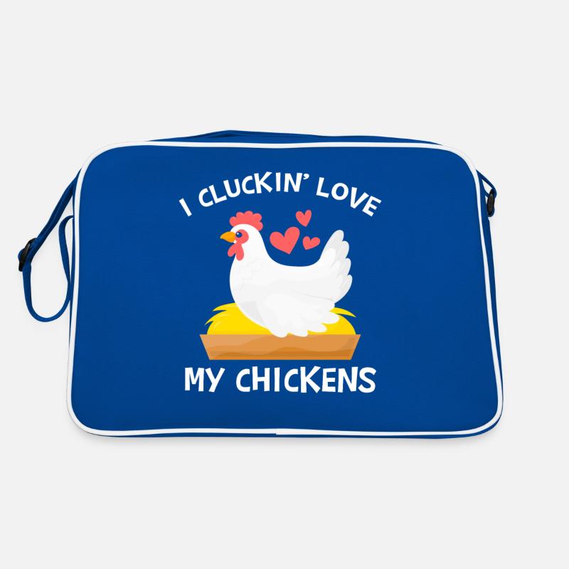 J’aime mes poules Sac Retro