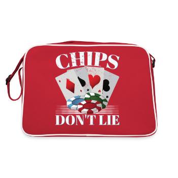 Les jetons ne mentent pas - Sac Retro - rouge/blanc - Dos