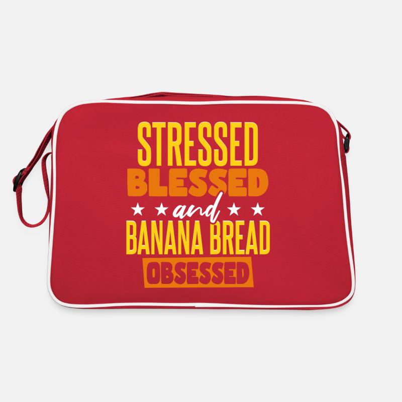 Funny Banana Bread Lover Retro Bag